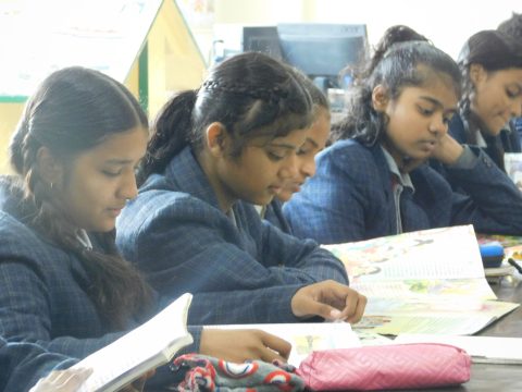 Library at Bhavdiya Public School